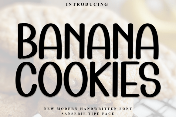 Banana Cookies: A Festive Font for Handmade Magic