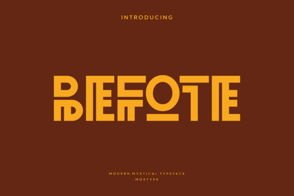 Befote: A Mystical Display Font for Modern Web Design