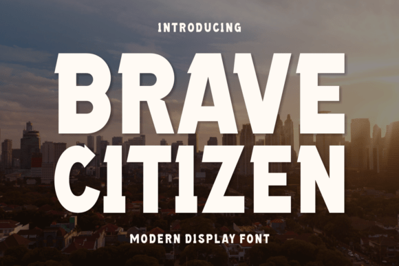 Brave Citizen: The Bold Display Font That Elevates Campaigns