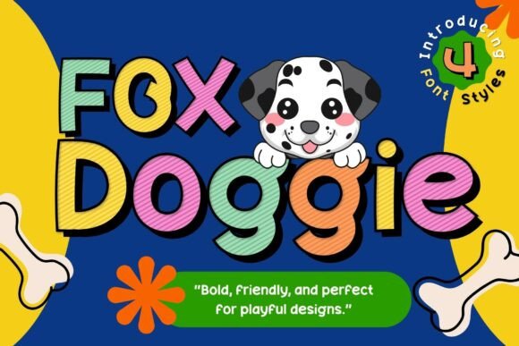 Fox Doggie Font for Playful Editorial Design