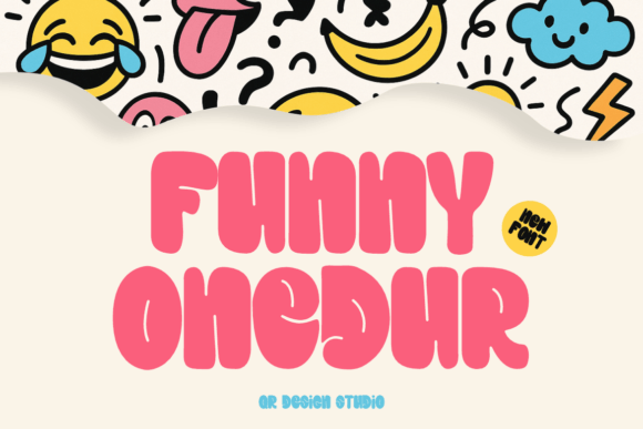 Funny Onedur: A Playful Font for Editorial Design