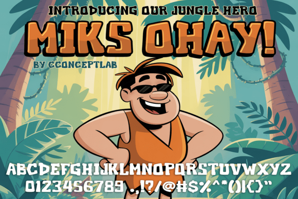 Miks Ohay: A Groovy Display Font for Creative Projects