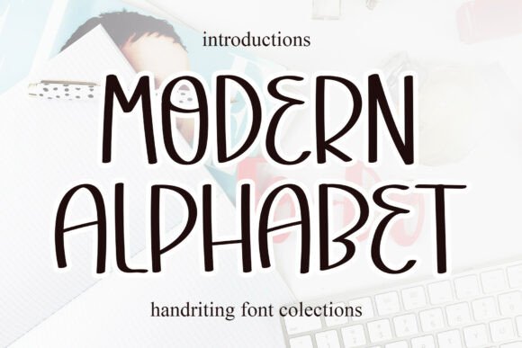 Modern Alphabet for Bold Craft Creations and Commercial Designs
