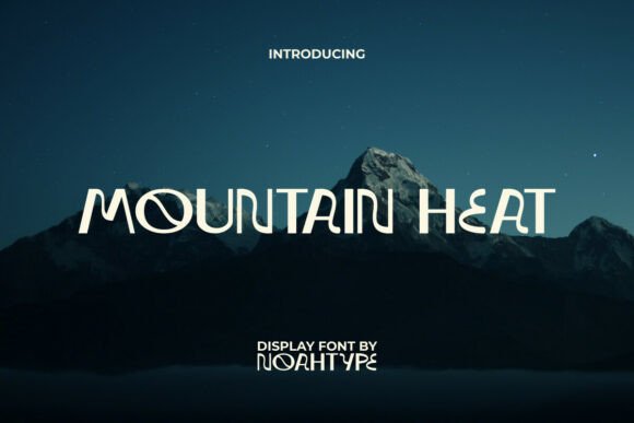 Mountain Heat: A Bold Typeface for Modern Branding