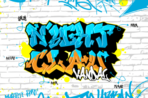 Nightclaw Vandal: A Bold Display Font for Digital Creativity