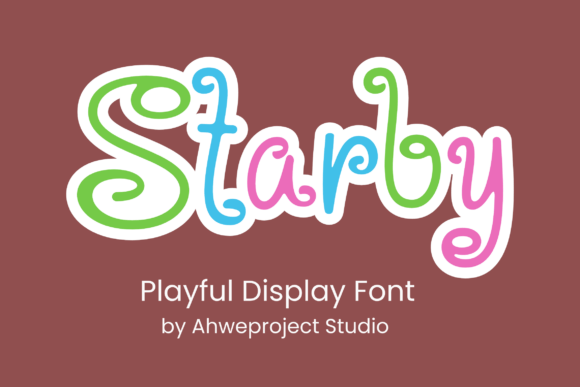 Starby: The Playful Display Font That Elevates Your Digital Brand