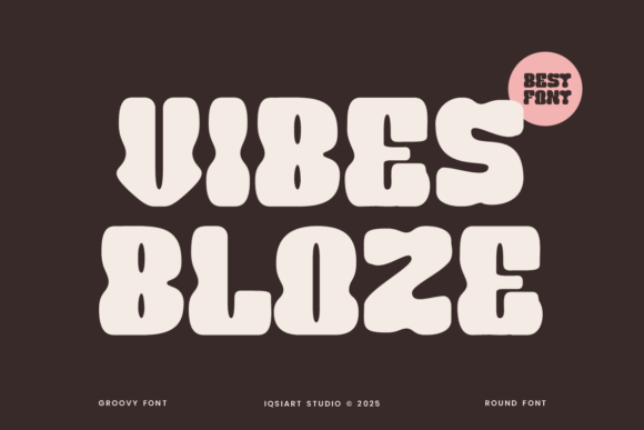 Vibes Bloze: A Font That Brings Retro Groove to Your Printables