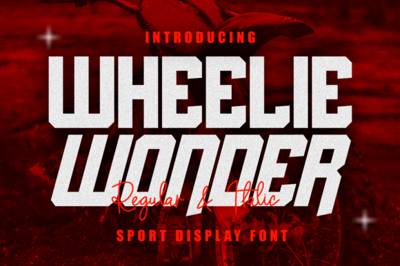 Wheelie Wonder: A Bold Font for Dynamic Branding